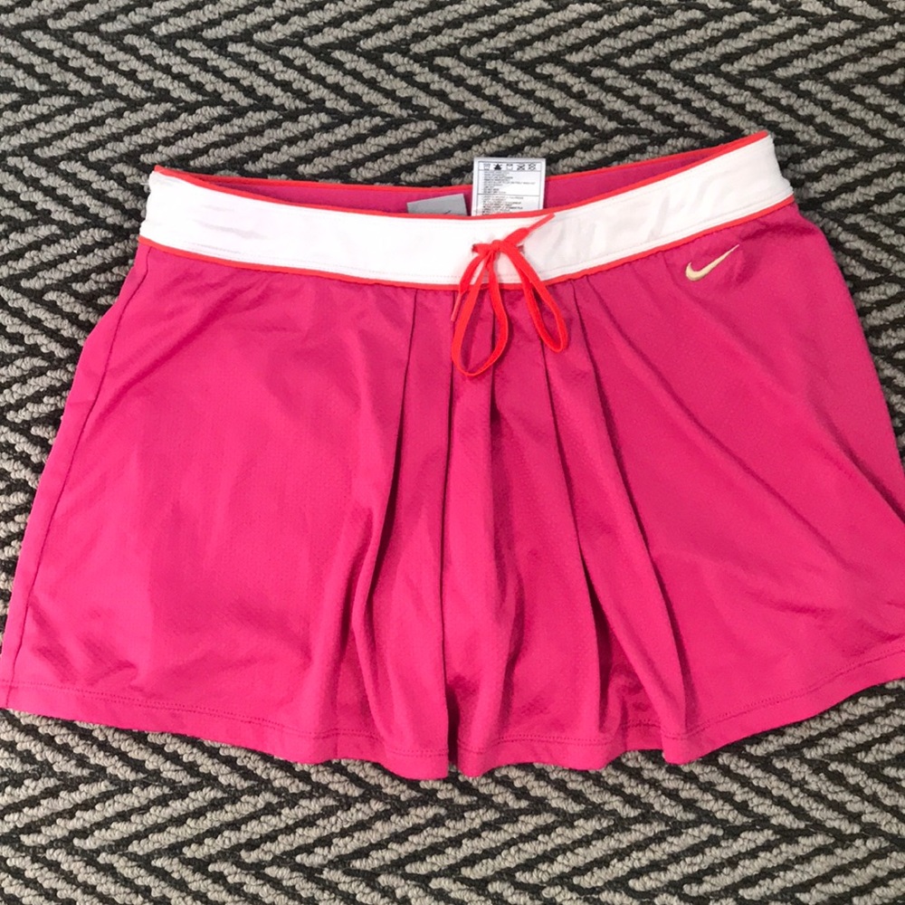 Pink Nike tennis skirt
